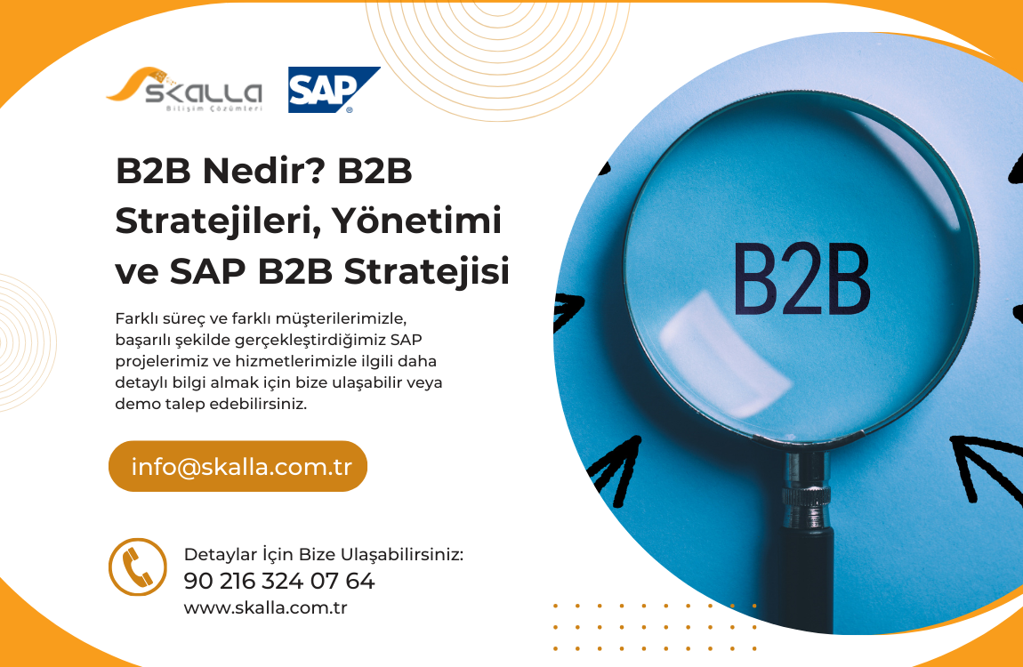 B2B Nedir? B2B Stratejileri, Yönetimi ve SAP B2B Stratejisi